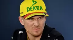 Nico Hulkenberg, piloto de Renault, en rueda de prensa previo al Gran Premio de Alemania