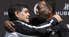 Pelé y Maradona nunca desaprovecharon la oportunidad de criticar al otro
