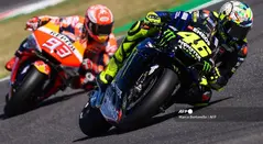 Valentino Rossi y Marc Márquez