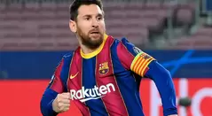 Messi, jugador del Barcelona 2021