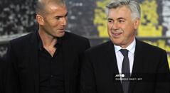 Zidane y Ancelotti - Real Madrid