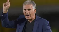 Carlos Queiroz en su época con la Selección Colombia
