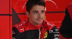 Charles Leclerc en los primeros ensayos libres del GP de Emilia Romaña de 2022.