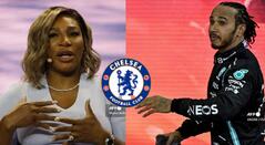 Lewis Hamilton y Serena Williams, interesados en ser accionistas del Chelsea.