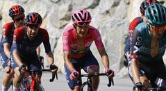 Richard Carapaz, líder de la general del Giro de Italia