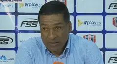 Alexis García luego del partido ante Unión Magdalena.