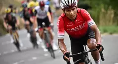 Nairo Quintana en una de las varias etapas del Tour de Francia 2022