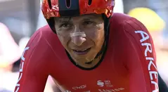 Nairo Quintana en la penúltima etapa del Tour de Francia 2022