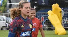 Catalina Pérez con la Selección Colombia Femenina