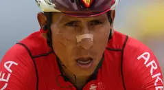 Nairo Quintana con el Arkea en una etapa del Tour de Francia 2022