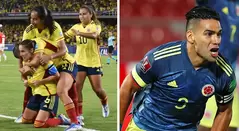Selección Colombia Femenina y Falcao