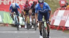 Enric Mas, ciclista del Movistar en la passa Vuelta a España
