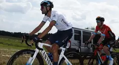 Alejandro Valverde con Movistar en la Vuelta a España 2022