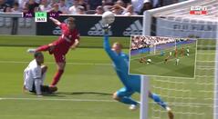 Luis Díaz estrella un balón en el palo; Fulham vs Liverpool