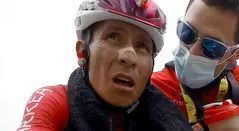 Nairo Quintana cuando era ciclista del equipo Arkea