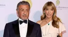 Sylvester Stallone y su esposa