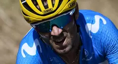 Alejandro Valverde, líder del Movistar en la Vuelta a España 2022