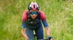 Egan Bernal en una etapa del Tour de Dinamarca