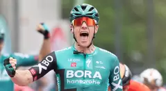 Sam Bennett ciclista del Bora en la Vuelta a España 2022