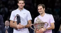 Emotivo mensaje de Juan Martín del Potro a Roger Federer