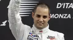 Juan Pablo Montoya en el Gran Premio de Monza
