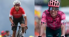 Nairo Quintana y Rigoberto Urán en el Tour de Francia 2022