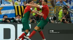 Bruno Fernandes y Cristiano Ronaldo (Portugal) - Mundial Qatar 2022