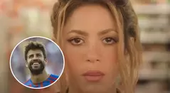 Shakira llorando en plena calle