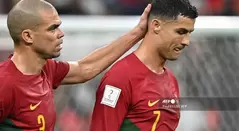 Cristiano Ronaldo y Pepe (Portugal) - Mundial Qatar 2022