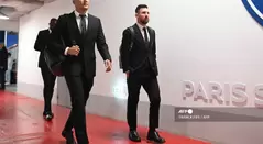 Keylor Navas y Lionel Messi