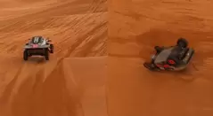 Accidente Carlos Sainz Rally Dakar