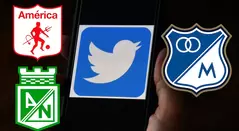 Twitter y Equipos del fútbol colombiano