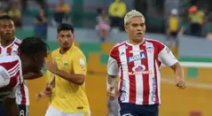 Juan Fernando Quintero en el partido Bucaramanga vs Junior