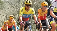 Richard Carapaz en una de las etapas de la Vuelta a Cataluña