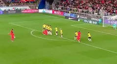 Segundo gol de Corea vs Colombia, amistoso fecha FIFA