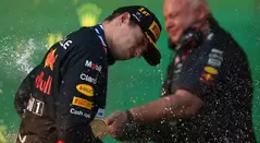 Max Verstappen tras ganar el Gran Premio de Australia de Fórmula 1