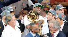 LeBron James campeón con Miami Heat