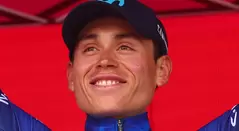 Einer Rubio, ciclista del Movistar en el Giro de Italia 2023