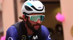Fernando Gaviria en una etapa del Giro de Italia