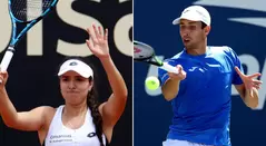 Camila Osorio y Daniel Galán - US Open 2023
