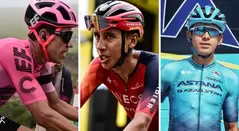 Rigoberto Urán, Egan Bernal y Harold Tejada - Tour de Francia 2023