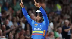 Kevin Quintero, oro en el keirin de los Mundiales de ciclismo 2023