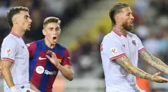 Barcelona recupera el liderato con ayuda de Ramos: sufrido triunfo ante Sevilla