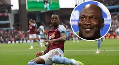 Jhon Jáder Durán y Michael Jordan
