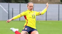 Ana María Guzmán en la Selección Colombia sub 19