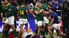 Sudáfrica eliminó a Francia en cuartos de final del mundial de rugby