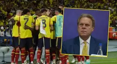 Selección Colombia y Ramón Jesurún, presidente de la FCF