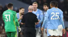 Video: escandaloso final de partido entre Manchester City y Tottenham