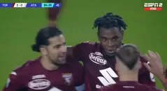 Goles de Duván Zapata con el Torino