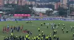 Incidentes Nacional vs Medellín